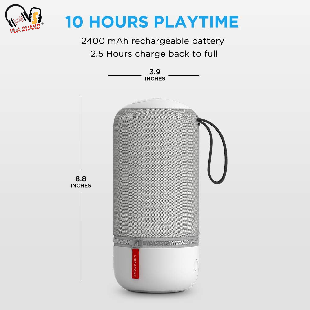 Libratone Zipp Mini in pelle cinturino da polso - marrone
